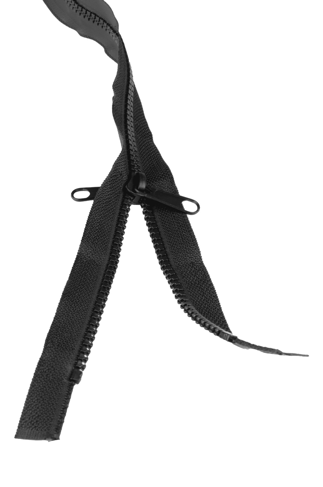 Reißverschluss 30 mm breit (Schwarz)