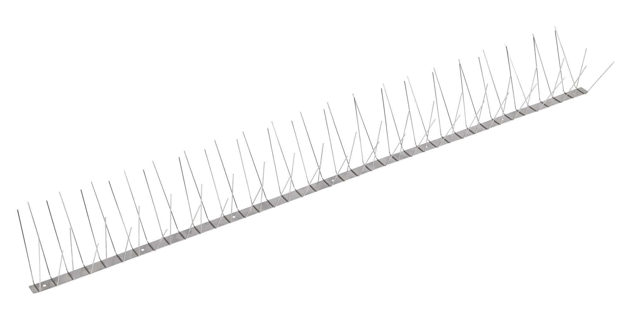 4 reihige Taubenabwehr-Spikes 1 m lang aus Edelstahl