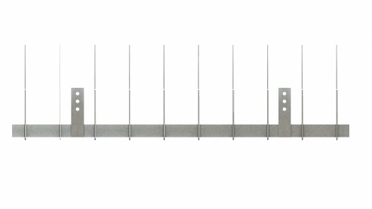 Restposten Rinne-Dachrinne Taubenabwehr-Spikes 50 cm lang aus Edelstahl 