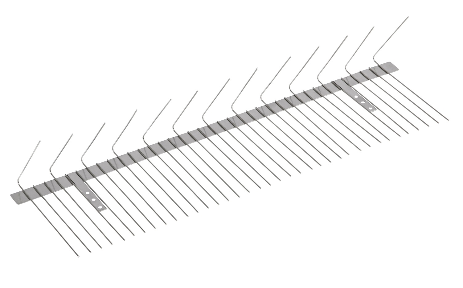 Rinne-Dachrinne Kleinvogelabwehr wie Spatz oder Sperling 50 cm lang aus Edelstahl